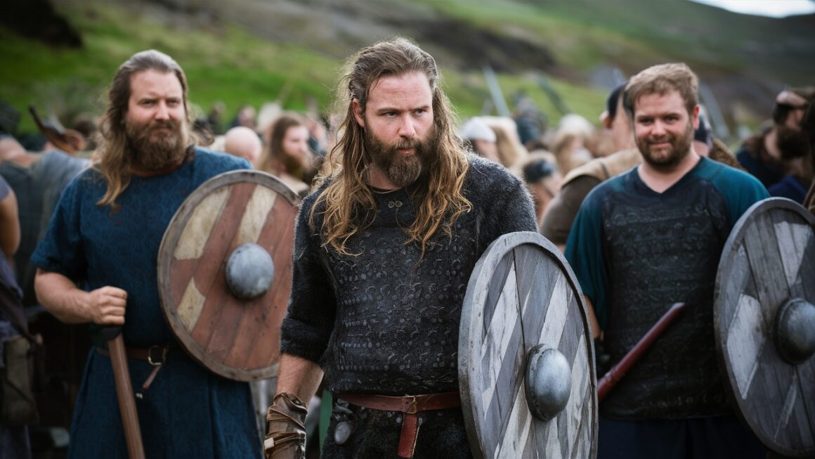 viking warrior prepare for battle
