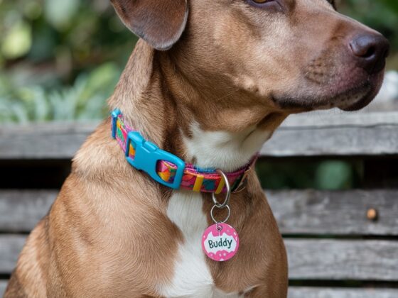 Designer Dog Collar and Leash